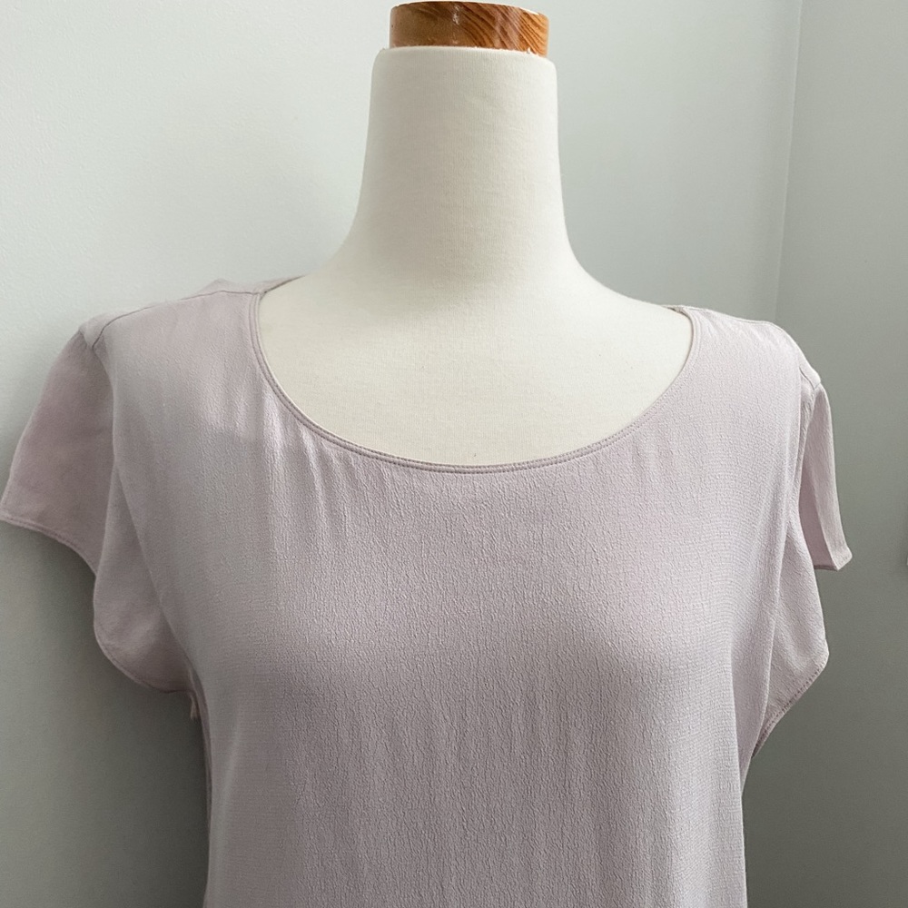 Aritzia Wilfred Free Lined Lilac Blouse Size Large